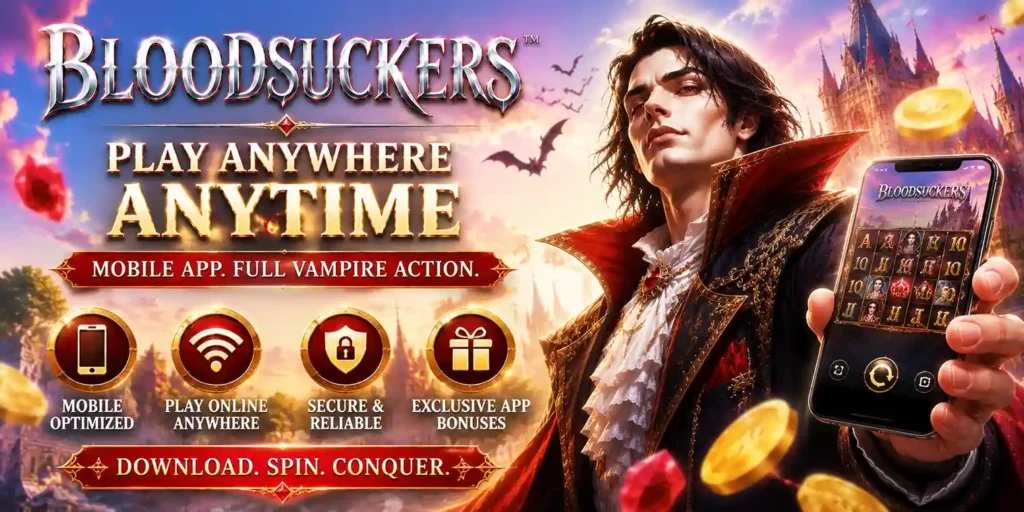 Blood Suckers slot apps page
