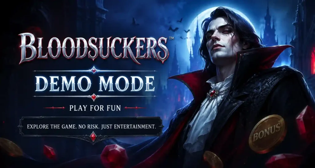 Blood Suckers slot demo game page
