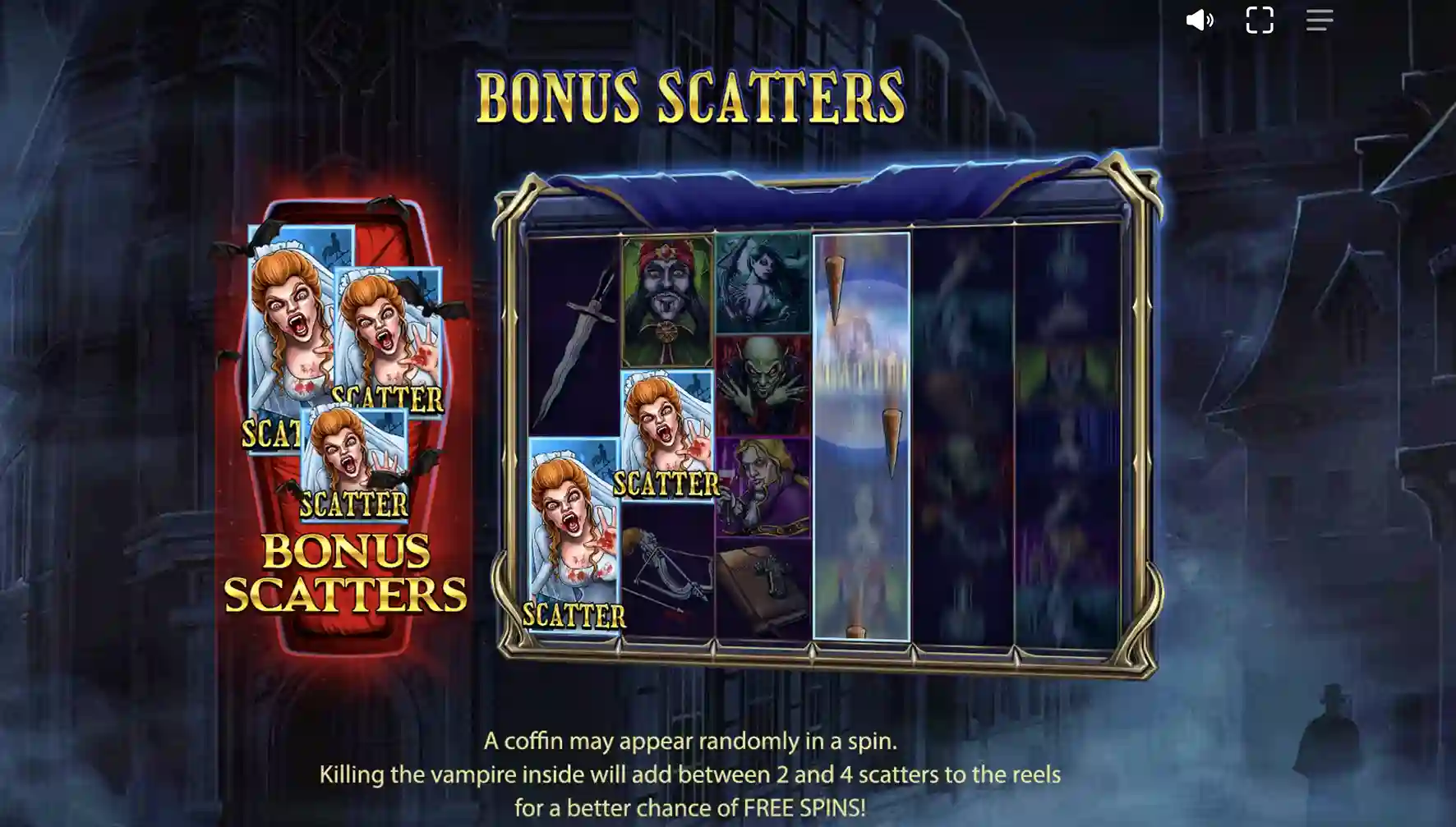Bonus Scatter and Free Spins — Blood Suckers Megaways